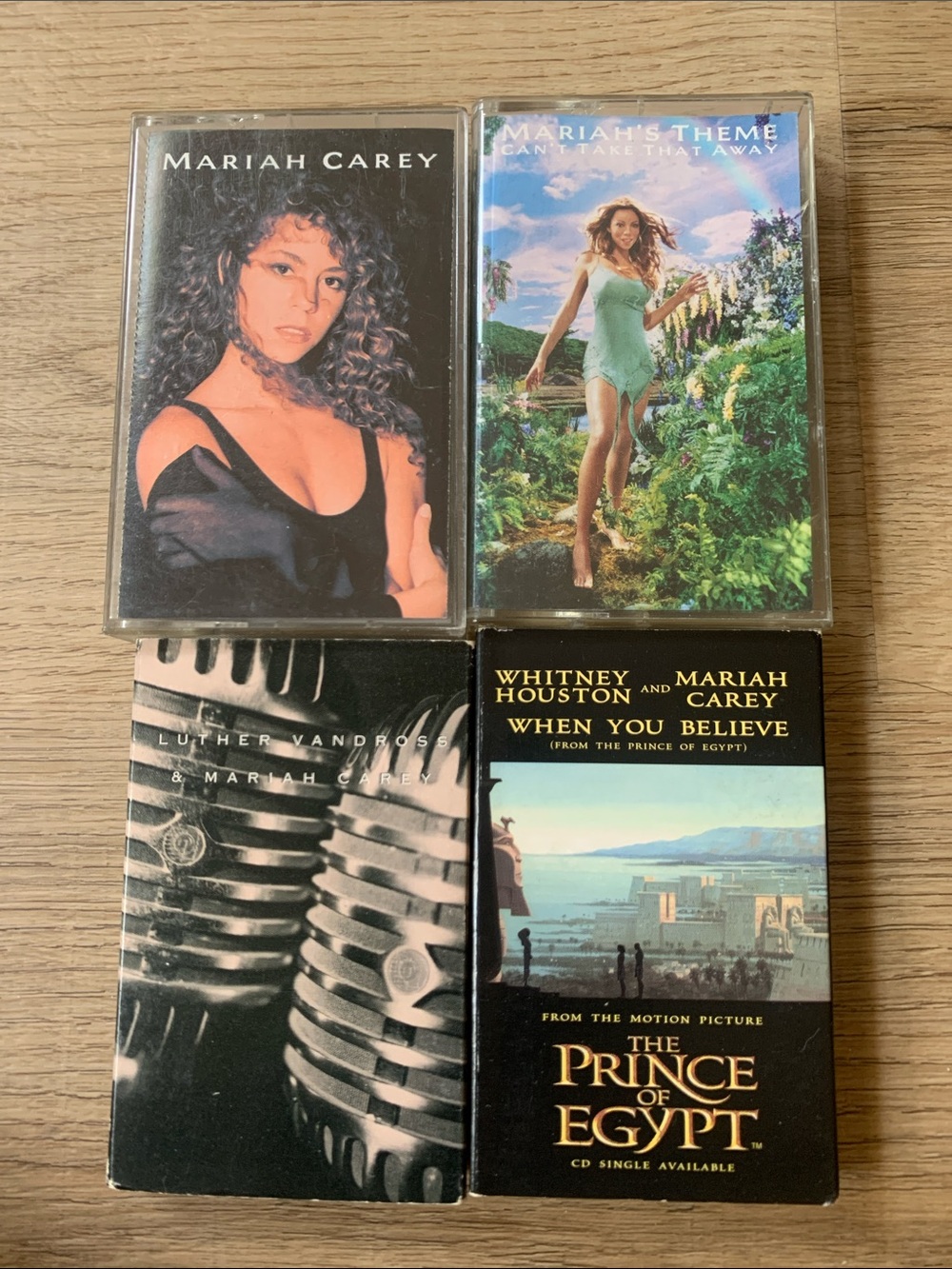 Mariah Carey Cassettes! Three rare singles and her first debut album!